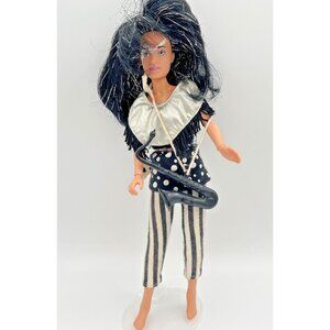 Vintage Jem And The Holograms Misfits Jetta Doll Outfit Saxophone READ